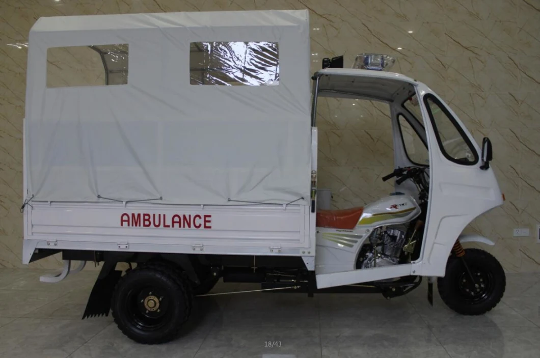 Cargo Loader Passenger Threewheeler Adult Rickshaw for Sale New Electric Ambulance Tricycle